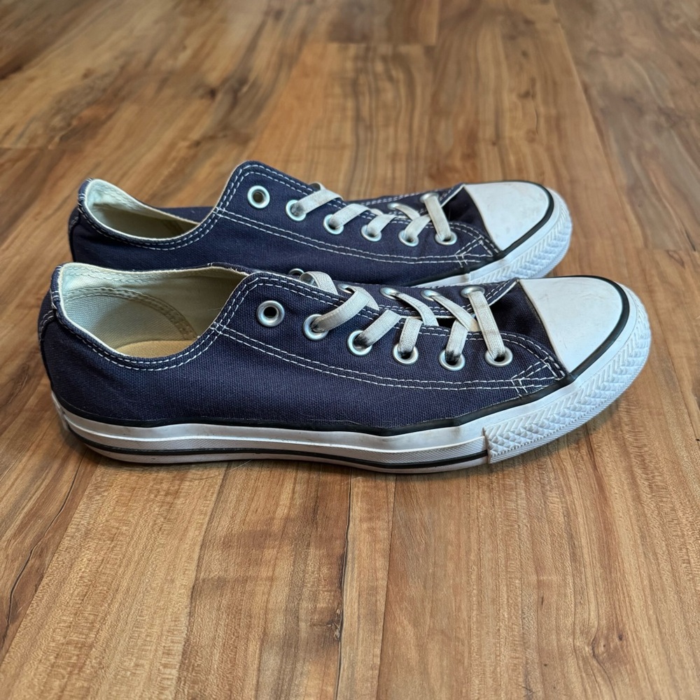 Converse Navy Canvas Sneakers